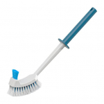 WC-hari, pika varrega Kahepoolsed harjased seinale riputusauk Moodne multifunktsionaalne mustuse eemaldamine WC-poti puhastusvahend, pesumasin vannitoatarbed sinine