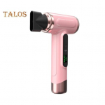 Juhtmeta f&ouml;&ouml;n 200 W 15000 mAh USB taaslaetav reguleeritav LCD-ekraan Kiire kiire kuivamine, v&auml;hese m&uuml;ratasemega kaasaskantav naiste f&ouml;&ouml;n roosa