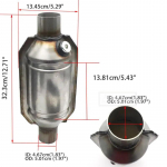 2'' 2,25'' 2,5'' 3'' universaalne katal&uuml;&uuml;smuunduri v&auml;ljalaskes&uuml;steem High Flow 409 roostevaba teras 2,4 l autos&otilde;idukitele