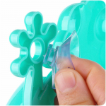 1 tk Cartoon Gecko Home Vannitoa hambaharja hoidik Seinakinnitus Sucker S&auml;ilitusriiul Laste Konn Armas majapidamises seinale paigaldatav iminapa hambapasta punane