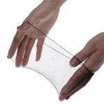 50/100 tk naiste juuksev&otilde;rgud n&auml;htamatud elastse servaga v&otilde;rk, must Snood paruka m&uuml;ts 50Pcs