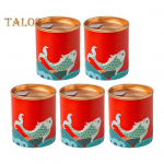 5 tk/komplekt Mini Tea Caddy v&auml;ikese suurusega kingituste &auml;raviskamine Suurep&auml;rase kena v&auml;limusega v&auml;ike teekorv v&auml;litingimustes punane