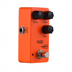 ZORY Guitar Fuzz Effects Pedaal LEVEL/TONE/FUZZ Mitmek&uuml;lgsed juhtnupud DC 9V 6,35mm sisend/v&auml;ljund oranž