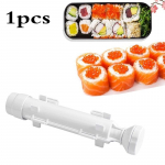 DIY sushivalmistaja rull-riisivorm Kiire sushi taimne liha rullimine vidinad Sushi seadme valmistamise masina k&ouml;&ouml;gitarvikud oranž