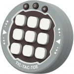 Tic Tac Toe poldim&auml;ng, kolm &uuml;hes k&auml;eshoitav puslem&auml;ngukonsool, kaasaskantavad Tic-Tac-Toe elektroonilised m&auml;nguasjad, Fidget Toys lauam&auml;ngud lastele tumehall v&auml;rv