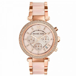 Michael Kors MK5896 Roosa sihver naiste k&auml;ekell