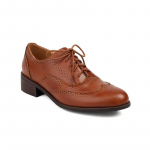 Preppy stiil Retro vabaaja naiste tossud Kevad uued &Uuml;mar nina Ristseotud Must Valge Campus kingad Vintage Brogue Oxfordid Kingad 6