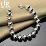 925 h&otilde;bedane 10 mm &uuml;mmargune helmeketi k&auml;ev&otilde;ru Moodsad pulmaehted 20CM