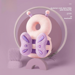 Beebi kukkumisvastane peakaitsepadi &ndash; hingav liblikas disain v&auml;ikelastele, kes &otilde;pivad k&otilde;ndima Mesh-Butterfly