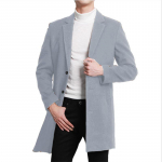 Uus villane meeste mantel s&otilde;ltumatu jaama mantel villane trenchcoat M hall v&auml;rv