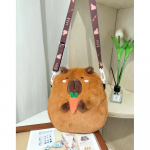 Moodne suure mahutavusega Capybara pl&uuml;&uuml;sist &otilde;lakott Armas vabaaja k&auml;ekott Capybara Multifilm &otilde;pilaste koolikott Crossbody kott