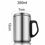 Reisikruusi tass kaanega 350ml/500ml isoleeritud 350ML
