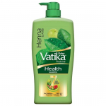 Dabur Vatika Health Shampoo - 1L | With 7 natural ingredients | For Smooth, Shiny & Nourished Hair | Repairs Hair damage, Controls Frizz
