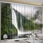 Looduslik maastik Mets maastik Muru Puu Aken Kardinad Elutoa Rulood Magamistoa Vannitoa K&ouml;&ouml;k Uks Kodukaunistus 2tk W120X270H(cm)x2Pcs&Hook