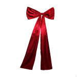 Door Hanging Large Bow Front Red Knot 47 x 20 inch Christmas Ribbon for Wedding Festive