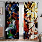 2-osaline Jaapani anime tr&uuml;kitud kardinad Sobivad &uuml;hiselamu magamistoa elutoa k&ouml;&ouml;gi jaoks Nelja hooaja dekoratiivsed kardinad W50xH160(CM)x2PCS&Grommet Top