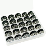 25 tk Poolil&otilde;ng Pol&uuml;esterl&otilde;ng Poolid &Otilde;mblusmasina poolid Hoiukarbiga Tikandiks &Otilde;mblusniit Pool Tarvikud must