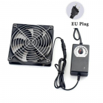 12cm 3000RPM V&auml;ljat&otilde;mbeventilaator Vannituba Jahutus Kontrolleriga 3V-12V 220V Btc Masina &Scaron;assii T&ouml;&ouml;jaama Kapp Radiaator Serveri Ventilaator EU