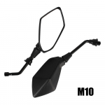 Mootorratta peegel 8mm 10mm rollerile E-Bike Motoratta tagumine k&uuml;lg kumer peegel 1 paar k&auml;epideme otsa k&uuml;lgmised tahavaatepeeglid