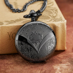 Must &otilde;&otilde;nes perspektiiv peegel l&auml;ikiv automaatne mehaaniline suur taskukell retro kingikell