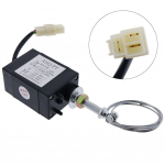 12V Elektromagnetiline XHQ-PT Klapp Mootori Seiskamis Solenoid Elektriline Gaasipedaali Regulaator