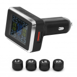 Auto juhtmevaba TPMS sigaretis&uuml;&uuml;taja universaalne rehvir&otilde;hu monitori andur USB digitaalne TPMS alarms&uuml;steem 4 v&auml;lise anduriga The Cigarette Lighter Type