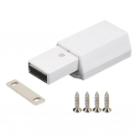 Magnetuks haarab tugevalt t&otilde;uke, et avada kapi lukustusuks, peatab l&auml;hemale riidekappi magnetimemisega m&ouml;&ouml;bel riistvara valge