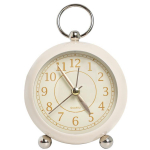 Retro &auml;ratuskell Mitte tiksuv vaikne voodikell Lihtne valjuh&auml;&auml;lne valgustusega lauakell rasketele magajatele