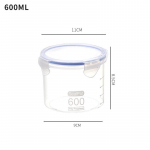 Purgid hulgi teravilja jaoks L&auml;bipaistvast plastikust hoiustamisteraviljakarp Toidukonteiner Kommipudel Kodus Korraldaja K&ouml;&ouml;gitarvikud