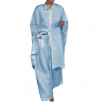 Naiste &uuml;likond Elegantne naiste s&auml;rgi p&uuml;kste komplekt, n&ouml;&ouml;pidega pluus, elastne v&ouml;&ouml;p&uuml;ksid, stiilsed p&uuml;ksid s&uuml;giseks s&otilde;itmiseks M sinine