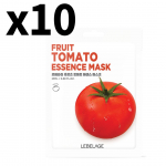 Lebelage Fruits Tomato Essence maski pakk (10 lehte) &ndash; Kirgastavad ja niisutavad n&auml;omaskid