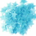 50 tk/komplekt 3D t&auml;hed helendavad seinakleebised, laste magamistoa seinakleebised