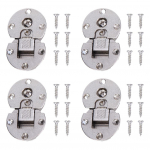 4 tk/komplekt Poolringikujuline tsingisulamist hing Klappuks Peidetud 90 kraadi Kappiukse hing