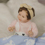 60cm kunstlik beebi Reborn nukk Kodi elutruu 3D maalimine n&auml;htavate veenidega juurdunud juuksed k&otilde;rge kvaliteediga kollektsioneeritav kunst