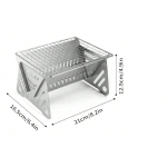 Leeseph kaasaskantav matkagrill, kaasaskantav telkimisauk, kokkupandud ja eemaldatav pliit koos grillrestiga v&auml;litingimustes kasutamiseks