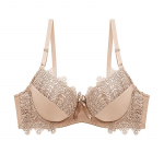 Lace Thin Cup rinnahoidja AB Cup Sexy Gathering aluspesu 75B punane