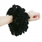 Paindlik kummipael vol&uuml;&uuml;mi lisav Scrunchie juuksesidemed moslemitest naiste juukselipsur&otilde;ngas kukliklamber Elastsed juuksepaelad juukseaksessuaarid must