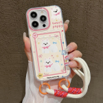 Armas Koera Multikas Kutsika Telefoni&uuml;mbris iPhone 14 Pro &Uuml;mbris Funda iPhone 13 11 12 16 15 Pro Max XR XS X 7 8 SE 3 Kaardihoidja Kate For iPhone 12 12Pro
