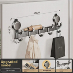 Puurtav kinnituseta seinale paigaldatav tugeva iminapaga mantlikonks-riidepuu