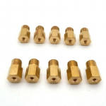 10 tk Hex Style Main Jets Carb Main Jets sobivad MIKUNI VM TM TMX jaoks 18/20/22/24/26/28 200 220 230 240 250 270 280 290 CHINA