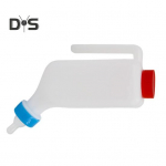 1/2/3/5 tk ergonoomilise k&auml;epidemega lambapiimapudelid, BPA-vabad selged m&otilde;&otilde;tem&auml;rgised, suure mahutavusega kitsepiima s&ouml;&ouml;tmispudelid 500ML 1pc