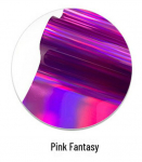 H&otilde;bedane Fantaasia PU Metall Laser Soojus&uuml;lekande Kirjefilm