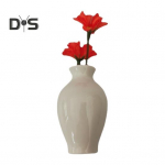 Mini keraamiline vaas k&uuml;lmkapimagnet kunstlillega kodukontor k&ouml;&ouml;gikapp k&uuml;lmkapp 3D miniatuurne lillevaas magnetiline kaunistus ornament A