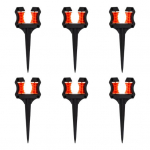 Vooliku juhtpiik Rulliga voolikujuht T&auml;pne kastmine Vooliku positsioneerimishoidik Veetoru juhtvai Aia&otilde;ue niisutuseks 6pcs