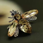 Tipptasemel naiste disain, Bee Retro Pin, Salli kaunistustarvikud, Pross One Size kuld