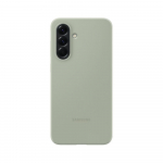 Originaal Samsungi silikoon&uuml;mbris Samsung Galaxy A56 5G jaoks Siidiselt pehme puutega silikoonist telefoni kaitse&uuml;mbris roheline