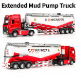 1/50 m&otilde;&otilde;tkavas sulamist muda pumbaga veoautomudel Diecasts s&otilde;idukimudelm&auml;nguasi valguse ja heliga inseneriveokid auto poisile j&otilde;ulukingitused punane