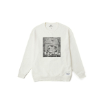 Vans X Hirono koost&ouml;&ouml; &uuml;mmarguse kaelusega langenud &otilde;lgadega lihtne pikkade varrukatega dressipluus Unisex dressipluus Off-White VN000KPJFS8 XL gray