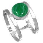 925 Sterling H&otilde;bedast S&otilde;rmus Naistele Kivist K&auml;sit&ouml;&ouml; Ehe Anniversary Kingitus Draakoni Veri Jaspis Granaat Lubjakivis Kiwi Kvarts Solitaire 11.5