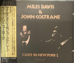 CD MILES DAVIS & JOHN COLTRANE - Live In New York 32JDB133 Bandstand 1987 Jaapan Jazz Kasutatud